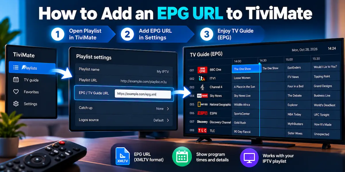 How to Add an EPG URL to TiviMate