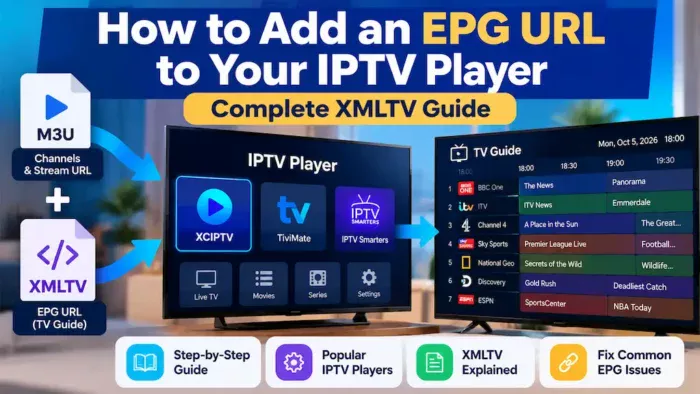 how to add an EPG URL